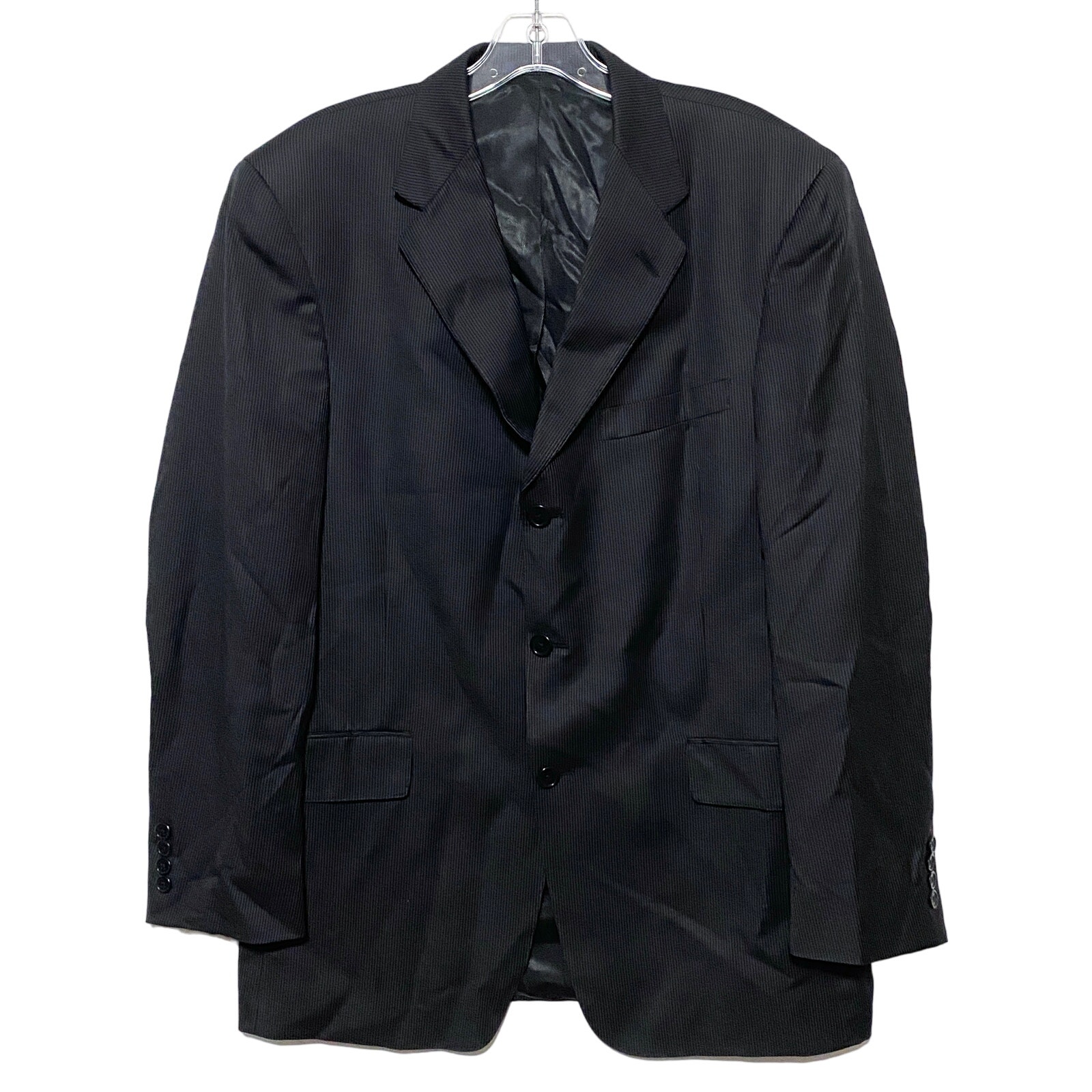 Daniel Cremieux Loro Piana Italy Striped Suit Jacket 3 Button 2 Vents Mens 40R