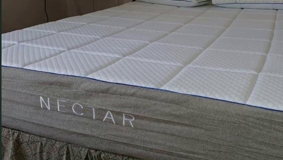 Nectar full-size mattress cover compression