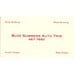 Buzz Summers Auto Trim Vintage Business Card SD9-B8