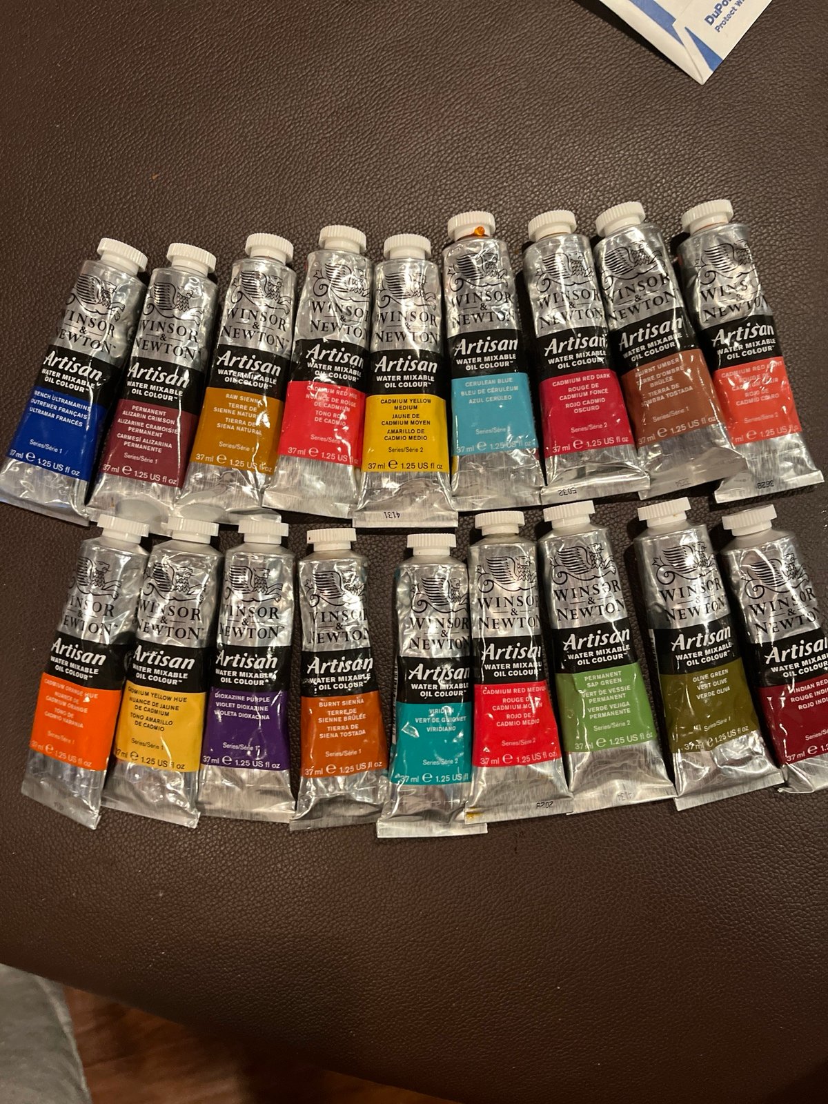 Winsor n Newton water mixable oil colors