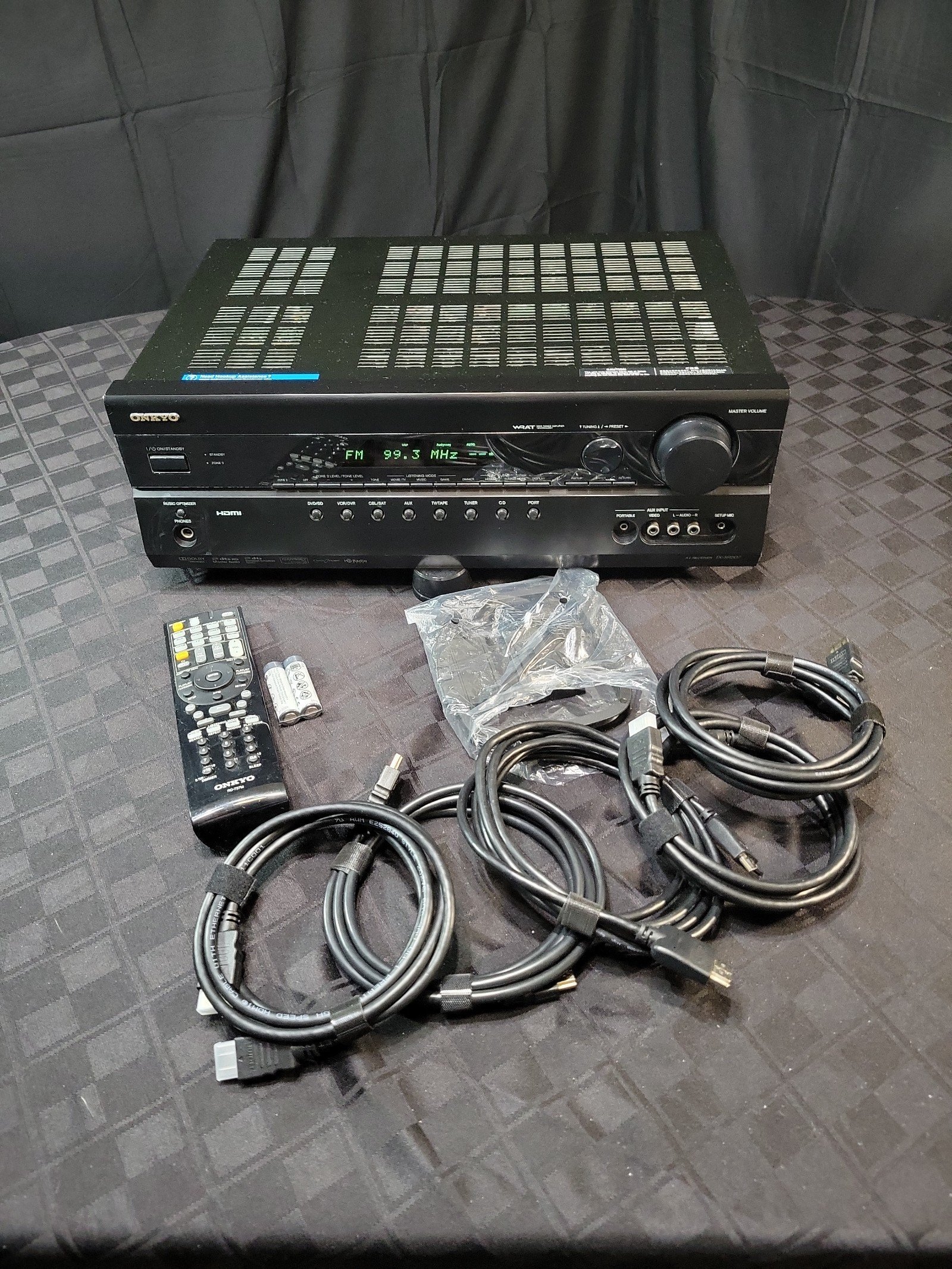 Onkyo TX-SR507 Home Theater Receiver w/ HDMI Switching & Advanced Surround