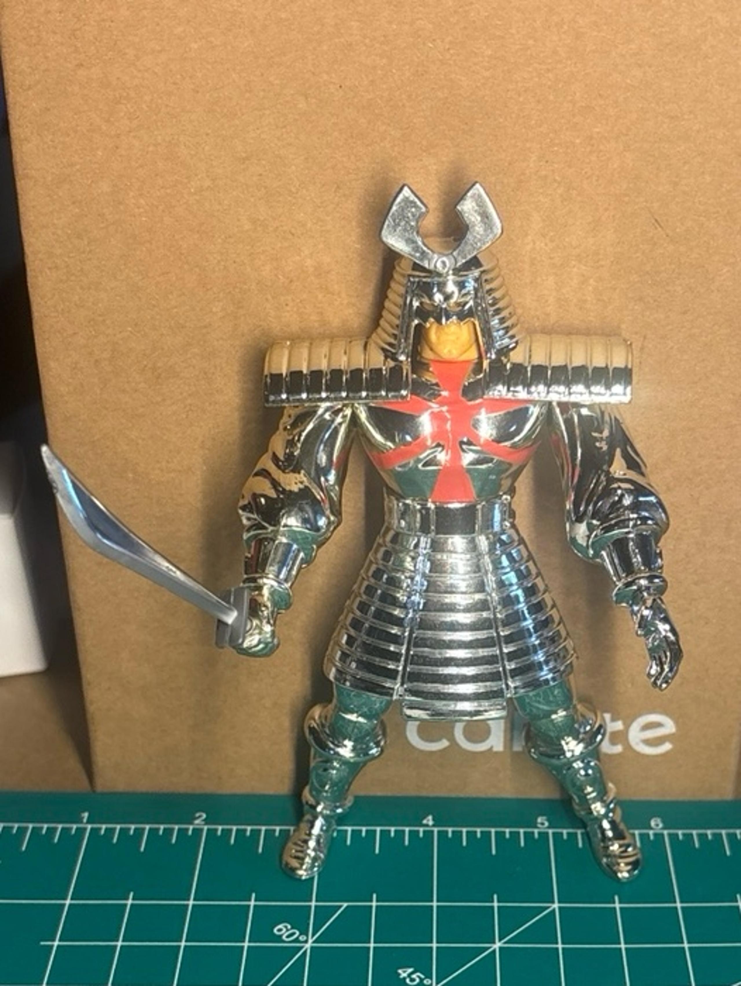 1994 X-Men Silver  Samurai Toy Biz Loose Action Figure Complete Marvel Comics 5”