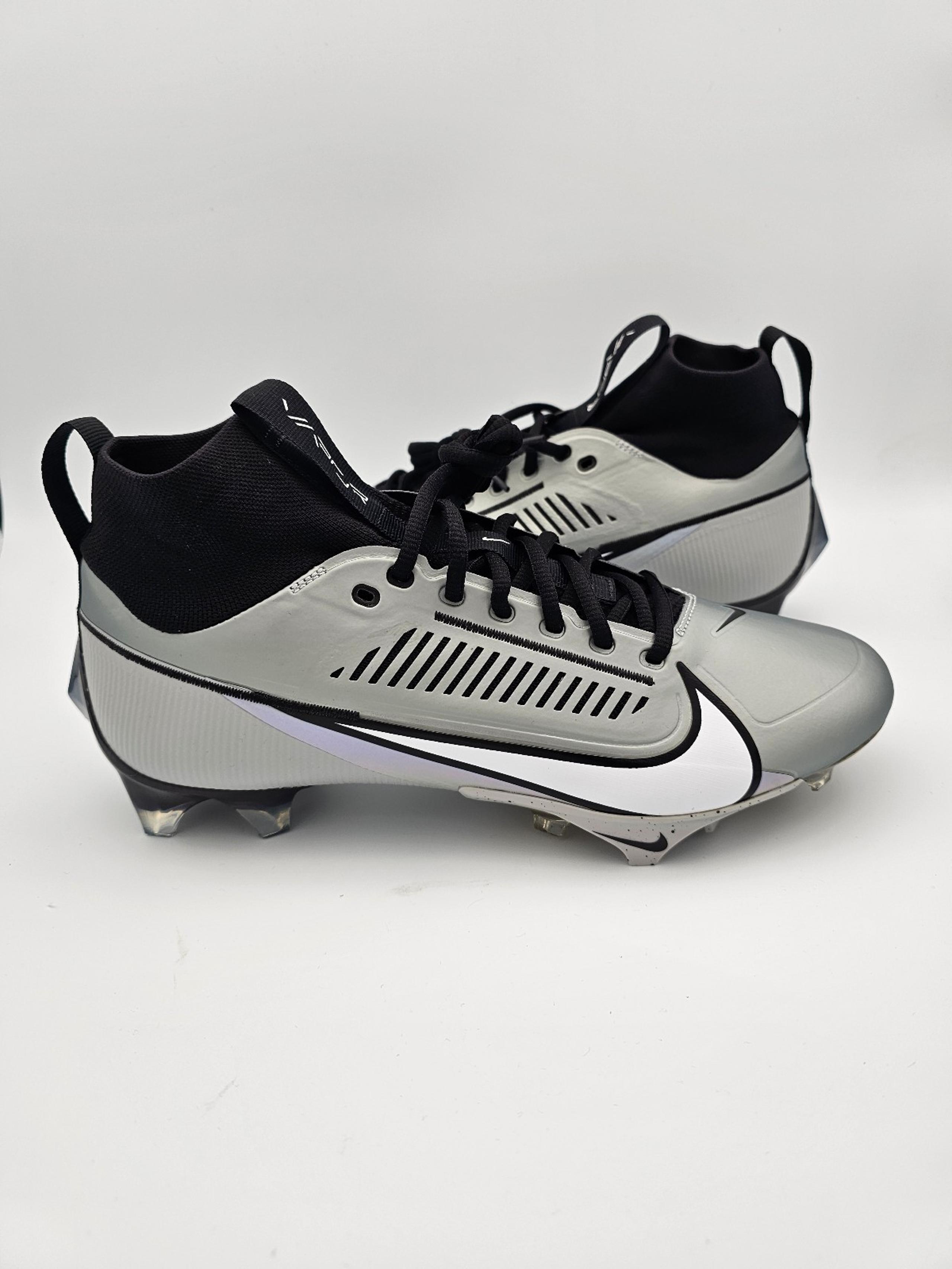 Nike Vapor Edge Pro 360 2 'Light Smoke Grey Black' Football Cleats Men's Sz 12