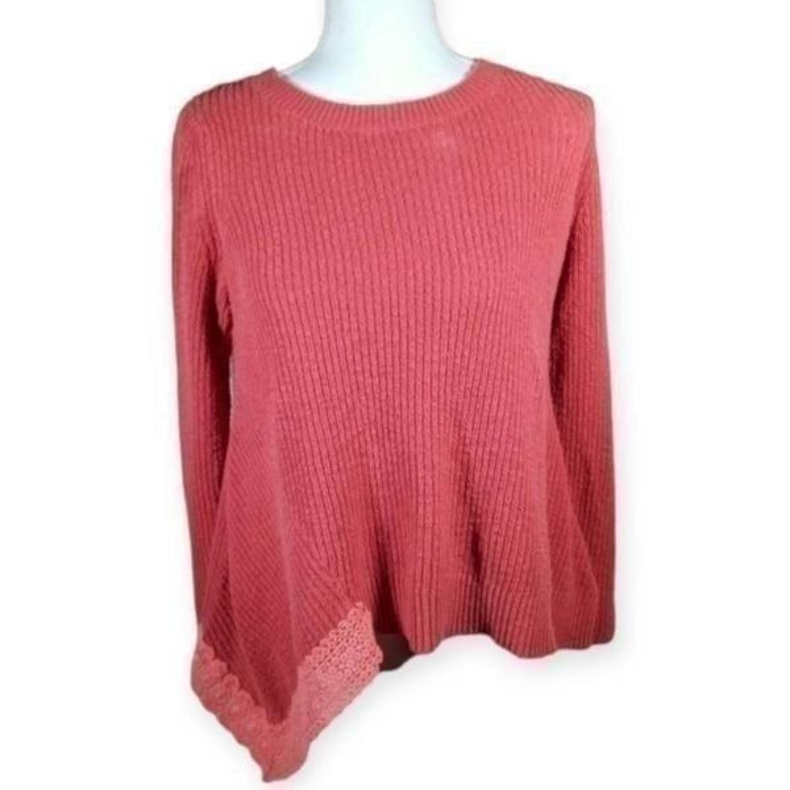 LOGO LORI GOLDSTEIN PINK SWEATER SZ.XS EUC.