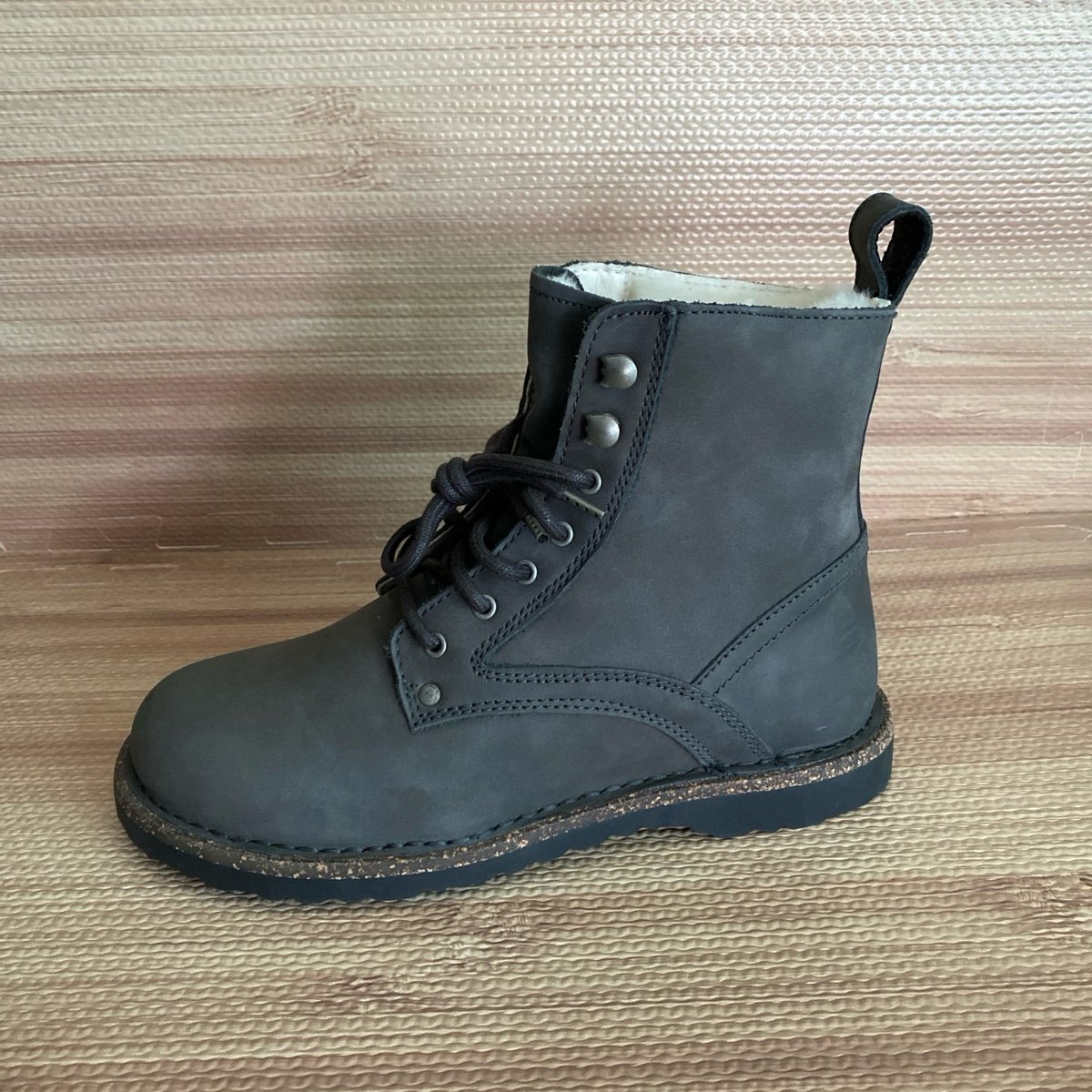 Birkenstock Bryson Shearling Waxy Leather Nubuck Boots Women’s Size 7