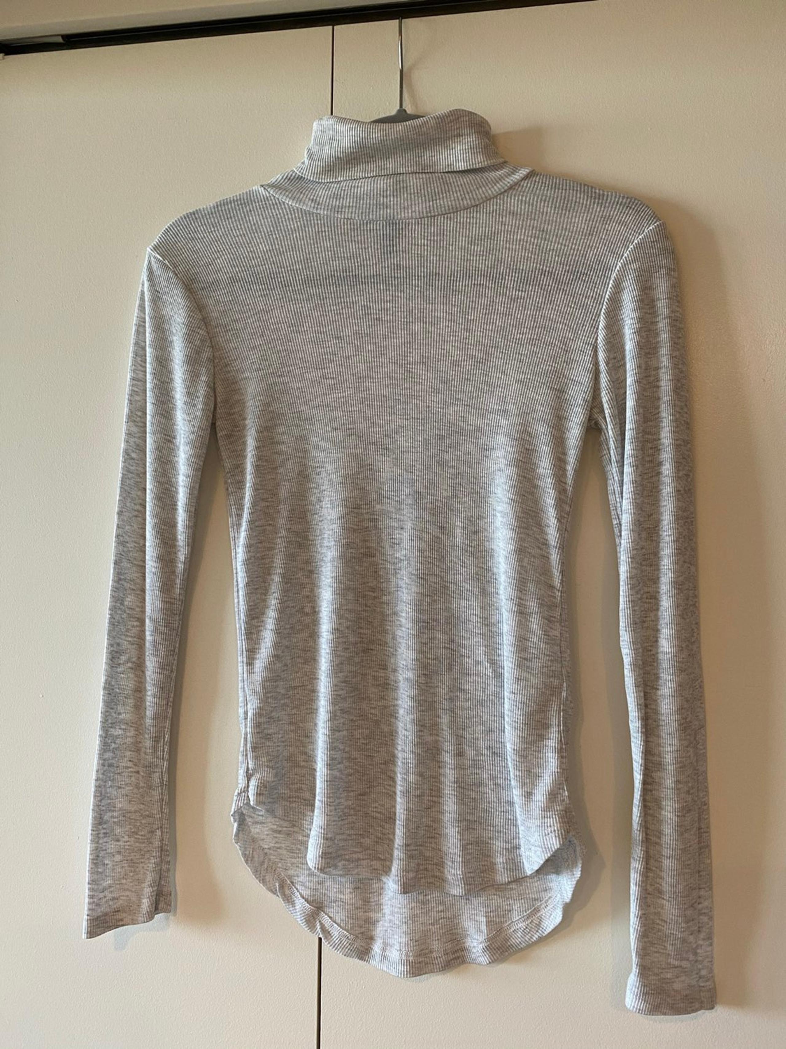 RIBBED TURTLENECK TOP H&M