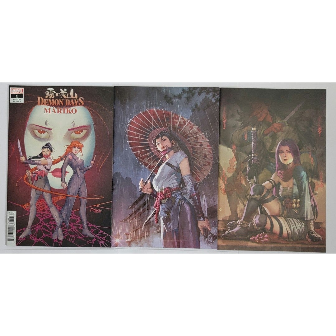 Demon Days Ratio/Virgin Variant Comic Bundle