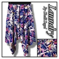 Laundry NWOT Birds of Paradise Handkerchief Skirt