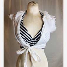 Bikini top and cover up shirt bundle