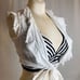 Bikini top and cover up shirt bundle