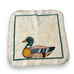 Vintage Hilasal Mallard Duck Set Bath and Hand Towel Green