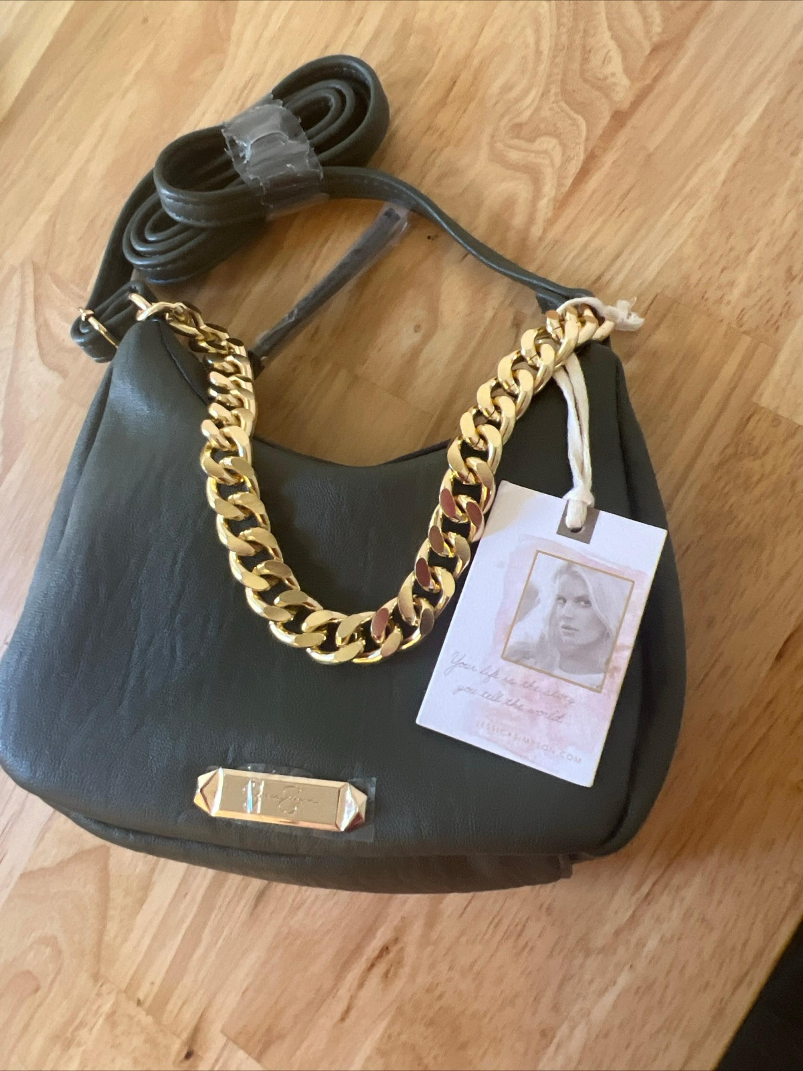 Jesica Simpson Olive Crossbody Bag