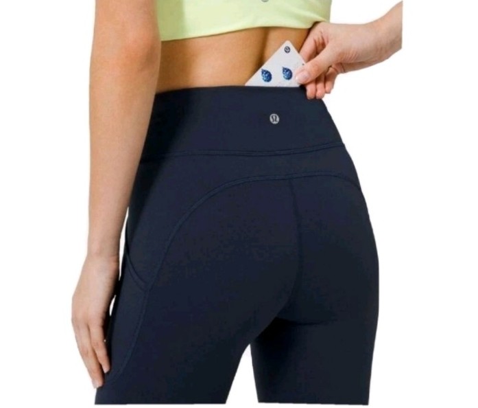 Lululemon Navy Crop Legging Sz