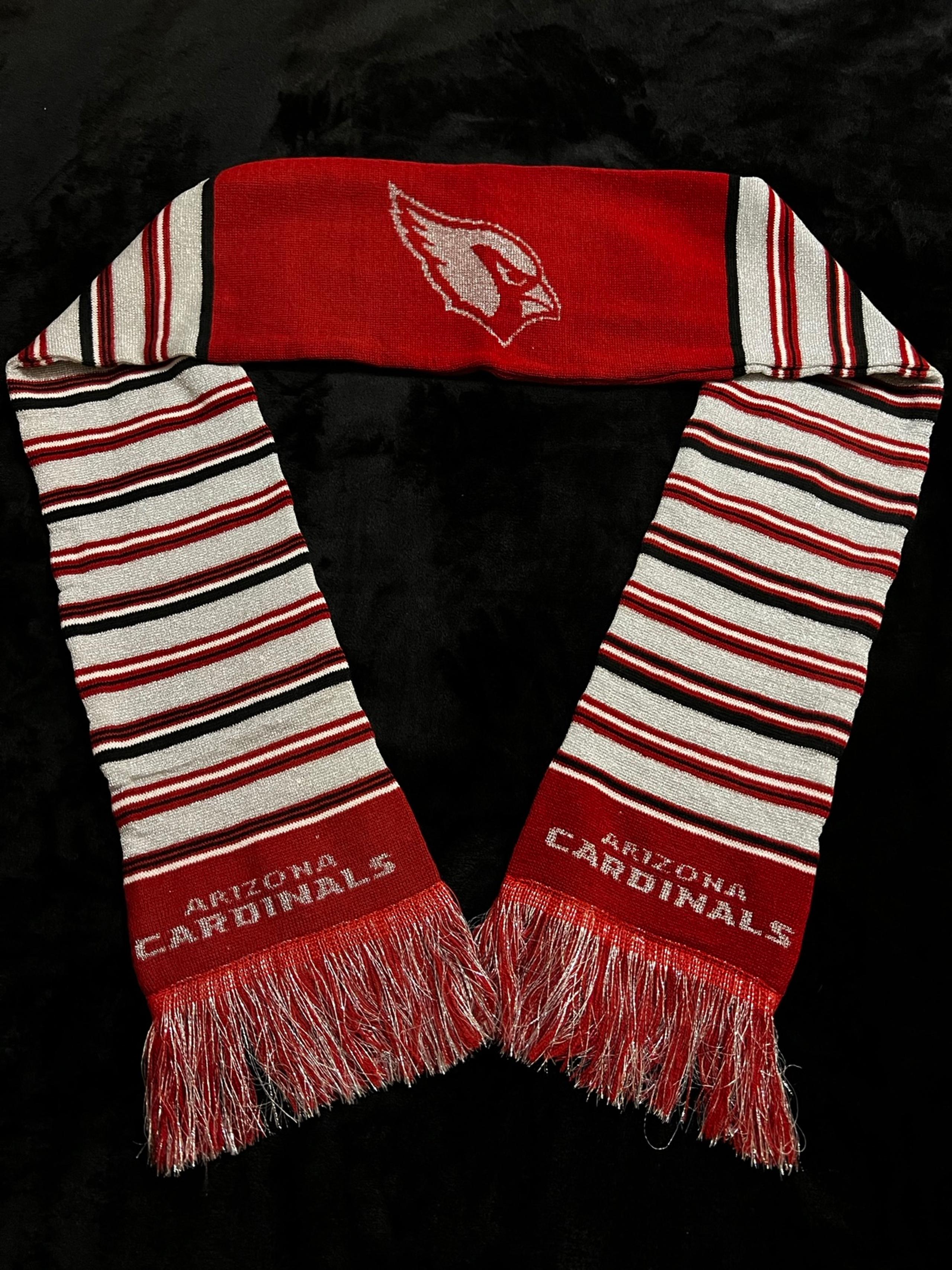 AZ Cardinals Scarf Silver/Black/Red/White ONE SIZE NWOT