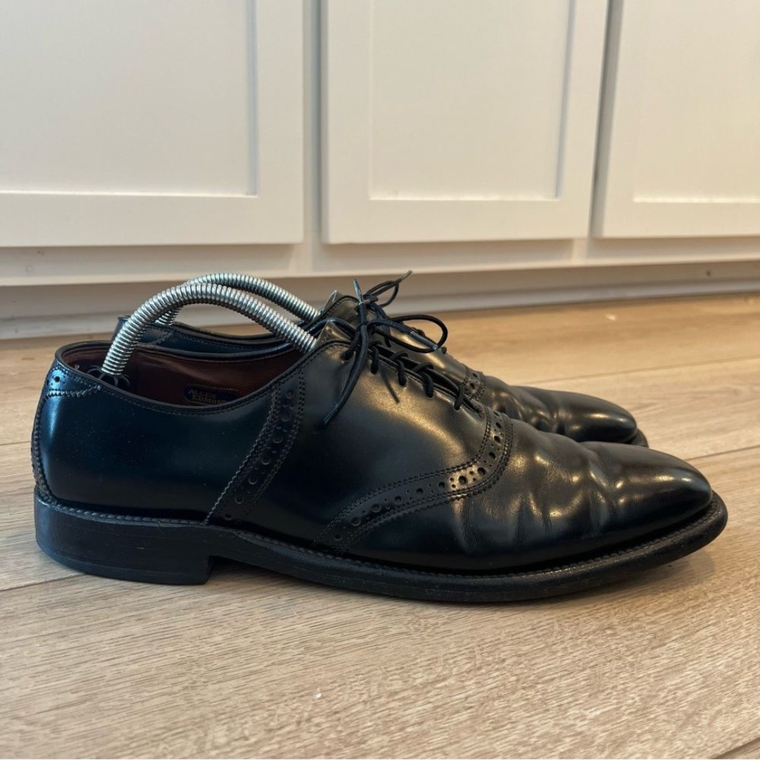 Allen Edmonds Men’s Polo Black Leather Oxford Dress Shoe Size 11 A Slim Narrow