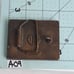 Deer stag vintage belt buckle A09
