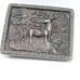 Deer stag vintage belt buckle A09