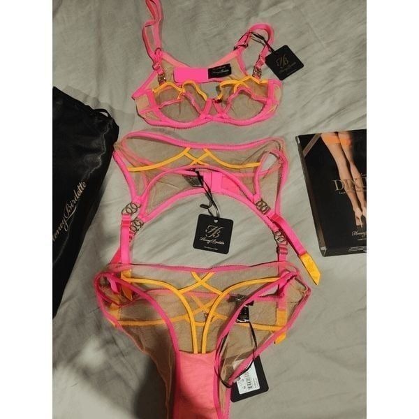 NWT Honey Birdette Saskia 3 Piece Set 32A, M, M 270 new
