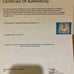 Donald Trump Signed - The United States Marine Band album with COA. Card shown t