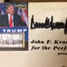 Donald Trump Signed - The United States Marine Band album with COA. Card shown t
