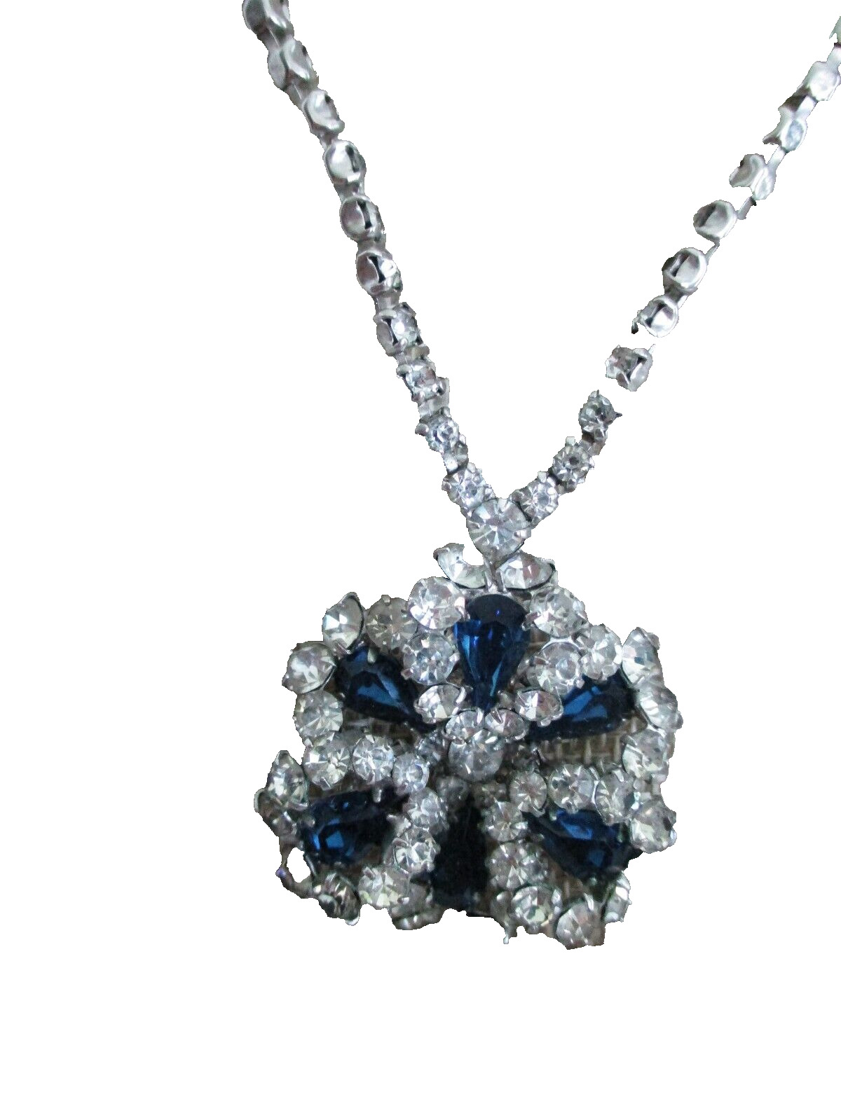 DeNicola Vintage Signed Rhinestone Necklace