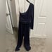 Susana Monaco Navy One Shoulder Jumpsuit Size Small NWT