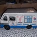 6 Mister Softee icecream tin friction trucks. Made in japan