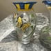 3 Lenox Crystal Butterfly Meadow Hand Painted Vases 6 Each - 3 in Set