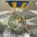 3 Lenox Crystal Butterfly Meadow Hand Painted Vases 6 Each - 3 in Set