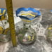 3 Lenox Crystal Butterfly Meadow Hand Painted Vases 6 Each - 3 in Set