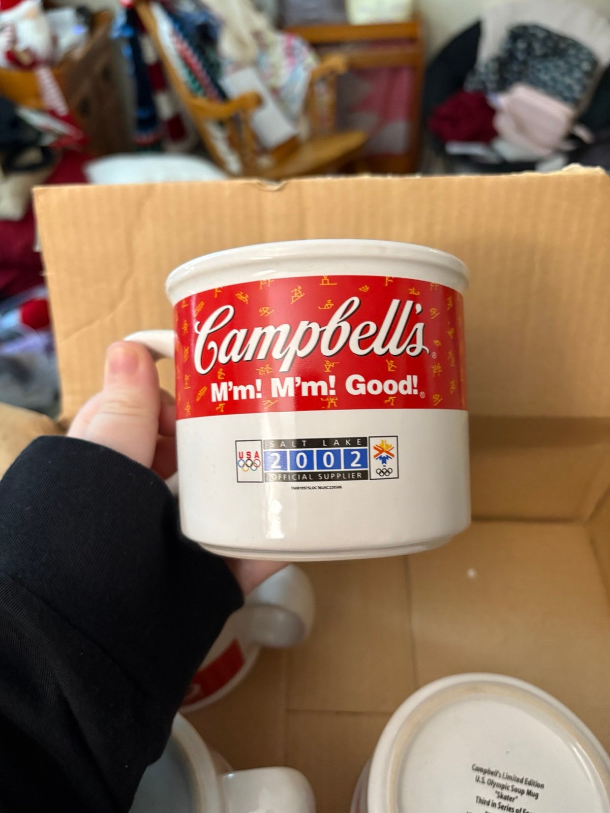 Vintage 2002 Olympic Campbell soup mugs