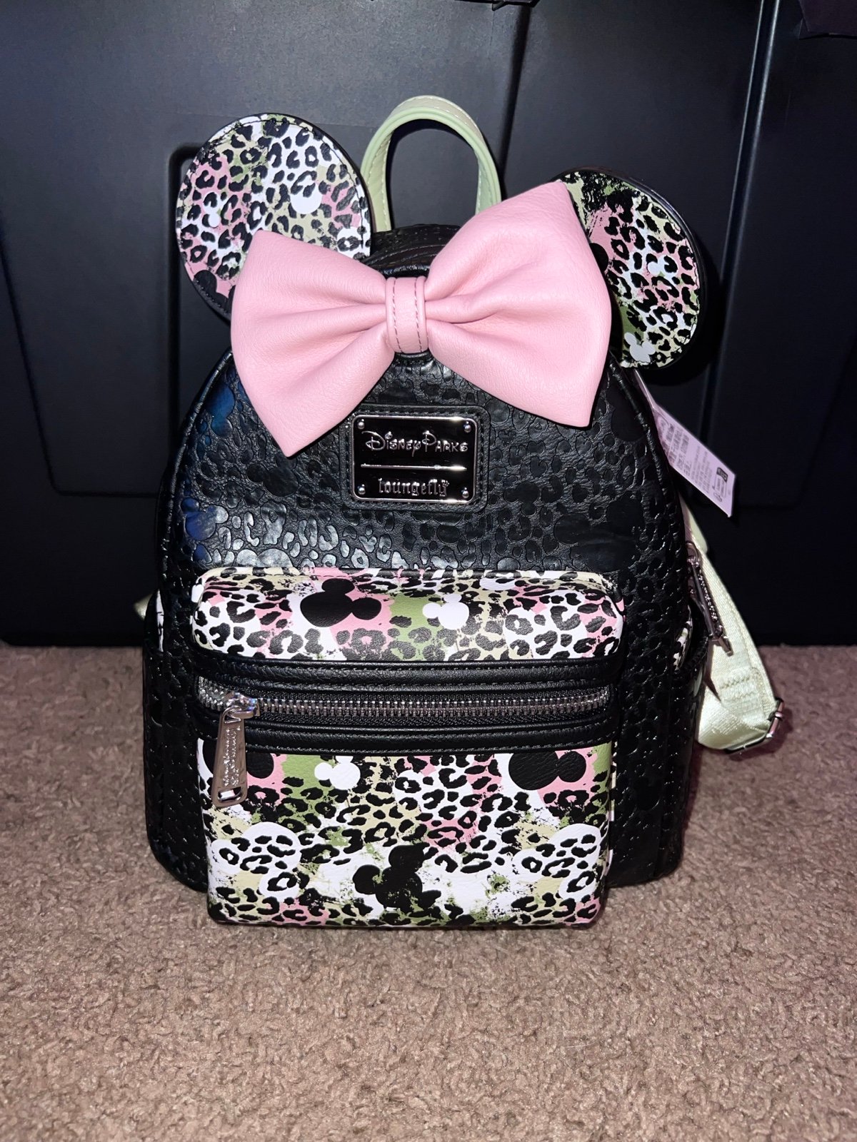 Disney Parks Loungefly Animal Kingdom 25th Anniversary Leopard Backpack