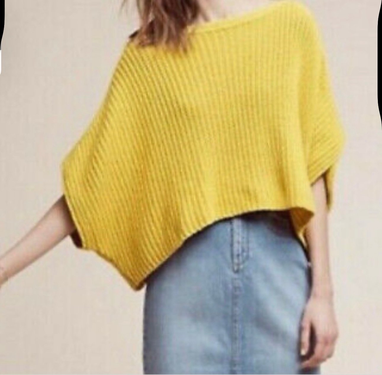 Anthropologie Moth Sweater Cape