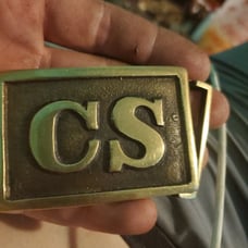 Confederate buckle