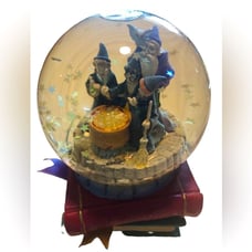 Warner Bros. 00’ Harry Potter History of Magic & Potions Bookend Snow Globe