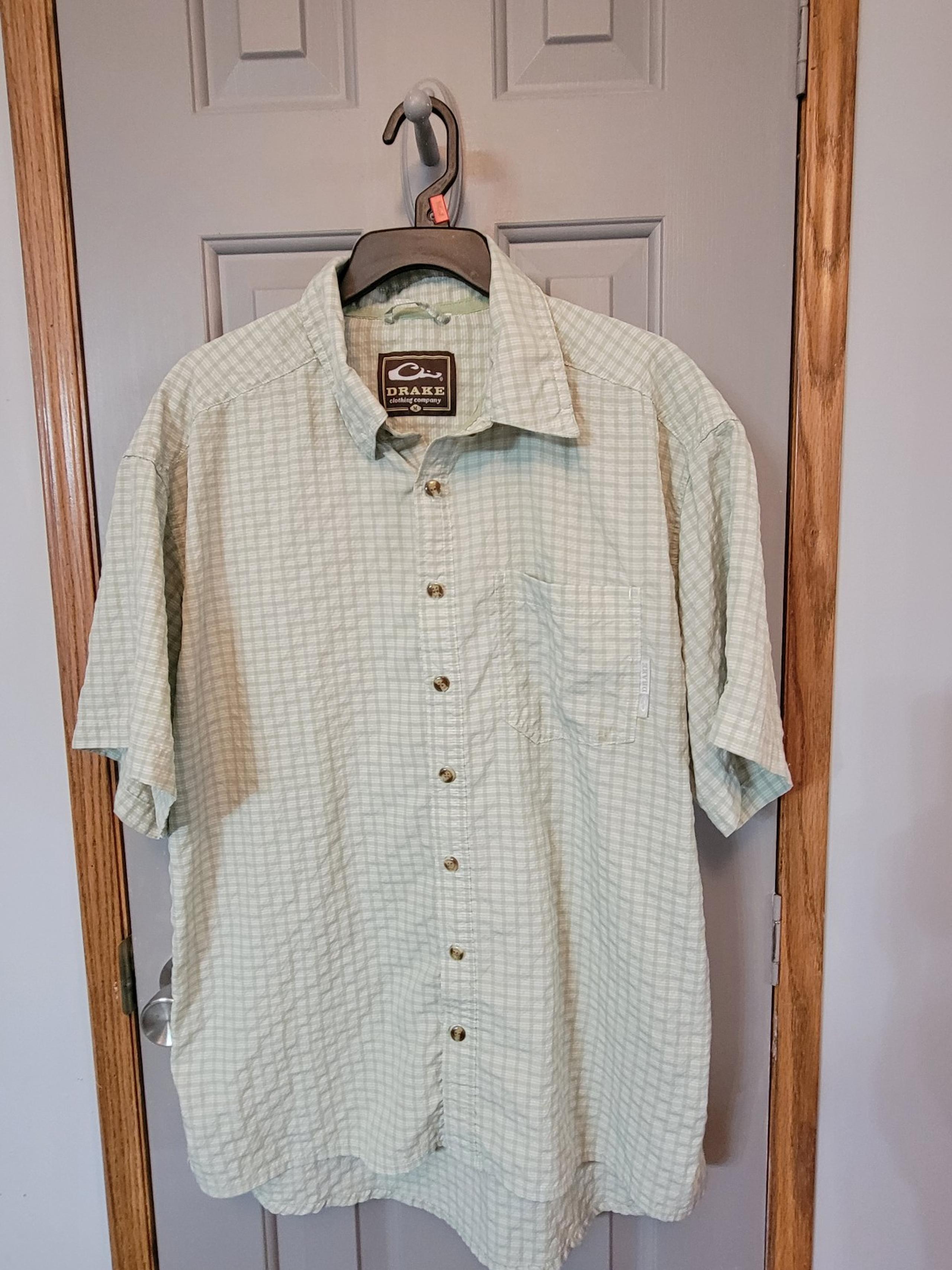 Drake Clothing Co Featherlite Short Sleeve Button Front Shirt