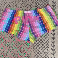 PINK Vintage Rainbow Boxer Shorts