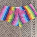 PINK Vintage Rainbow Boxer Shorts