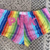 PINK Vintage Rainbow Boxer Shorts