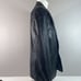 VTG Pelle Studio Leather Jacket Coat Men Medium Black Button padded Long Sleeve