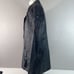 VTG Pelle Studio Leather Jacket Coat Men Medium Black Button padded Long Sleeve