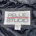 VTG Pelle Studio Leather Jacket Coat Men Medium Black Button padded Long Sleeve