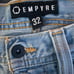 Empyre skeletor light blue denim skinny jean size 32 men
