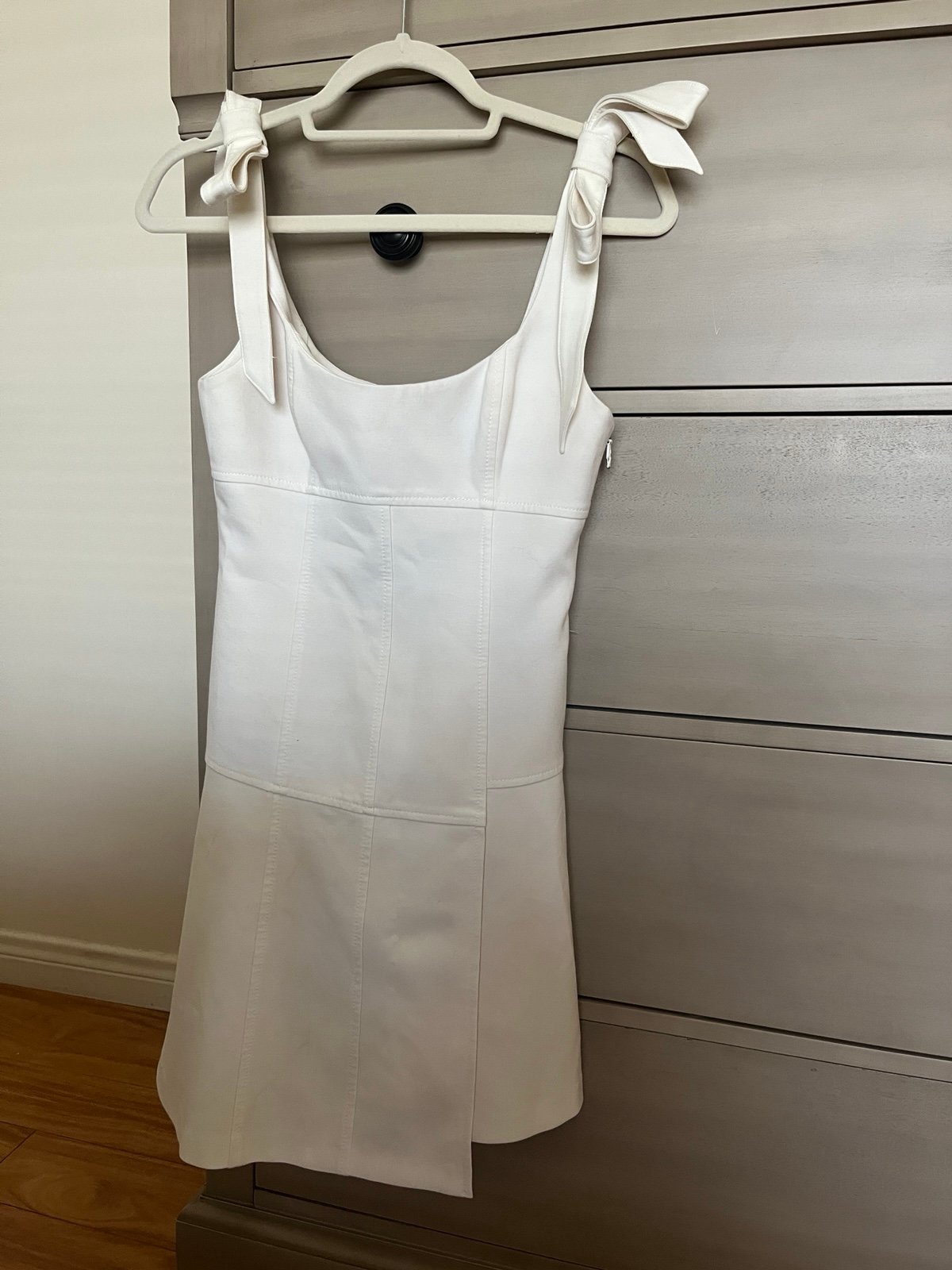 Cinq a sept white mini dress