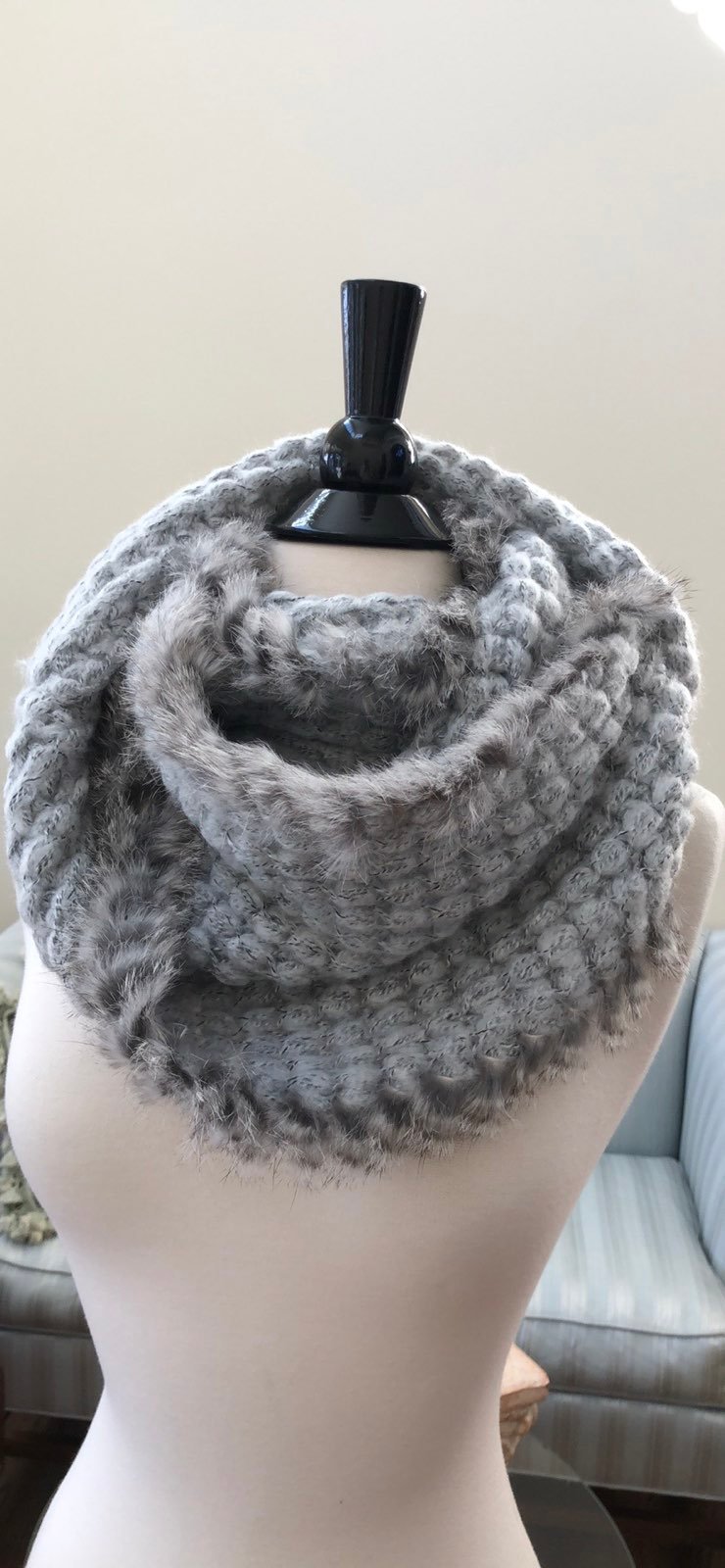 La Fiorentina For trimmed infinity scarf