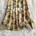 Ameri Vintage Embroidered Mapping Janet Flare Skirt