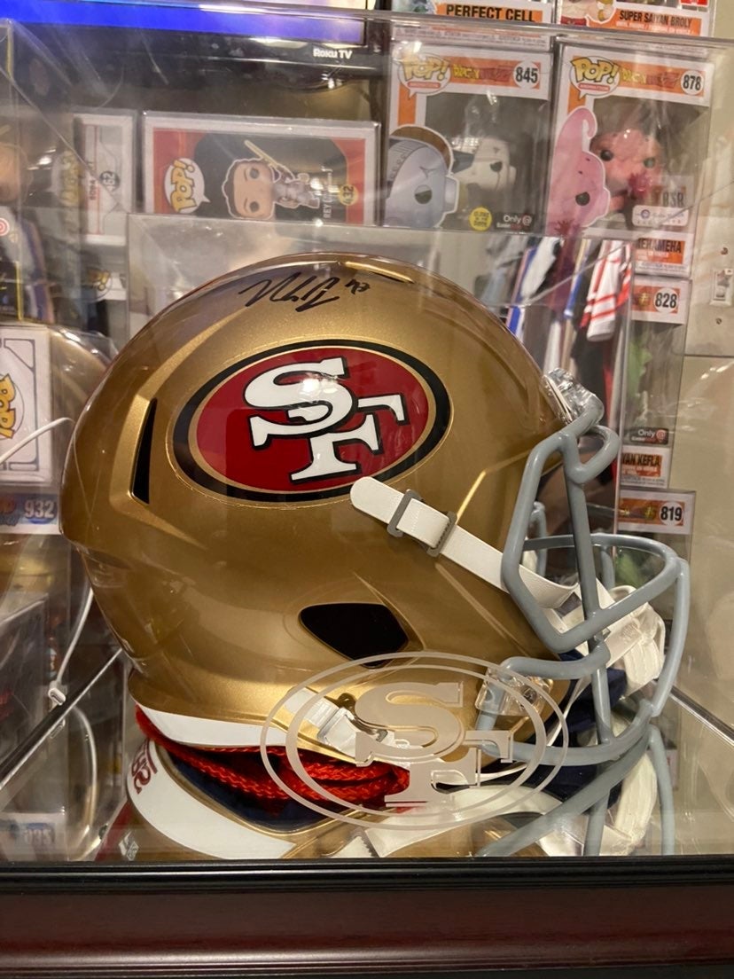 49ers helmet signed by Nick Bosa