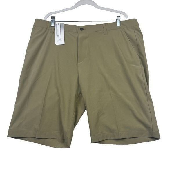 NWT Adidas Ultimate 365 Shorts Khaki 10 inseam Size 38 NEW