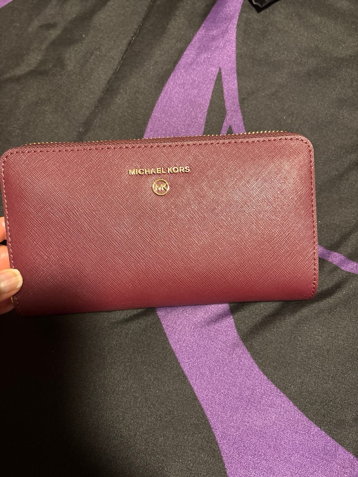 Burgundy Michael Kors Wallet