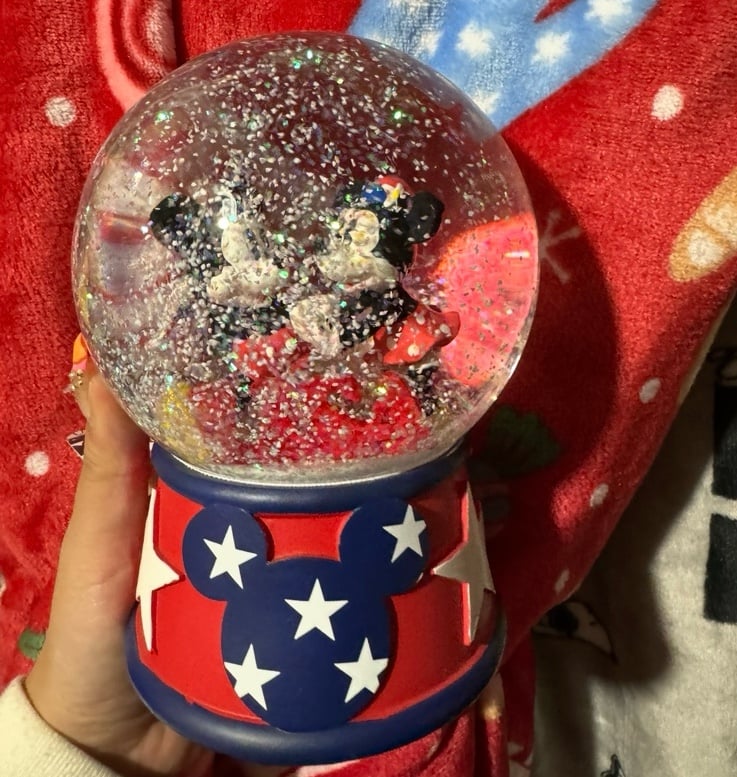 Snow Globe Disney patriotic